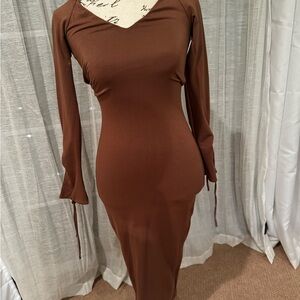 Oh Polly Taupe dress